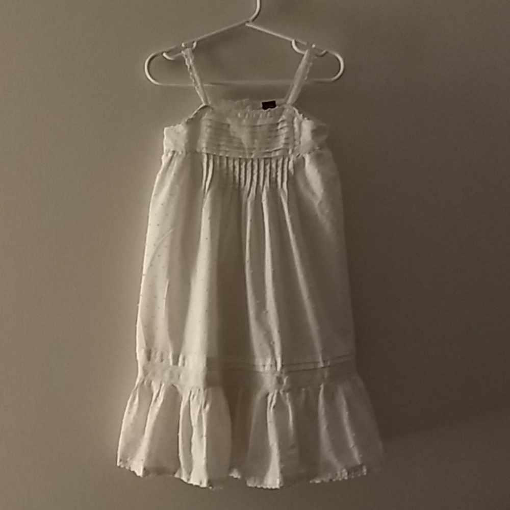 Girls dress, babyGap, size 3 white